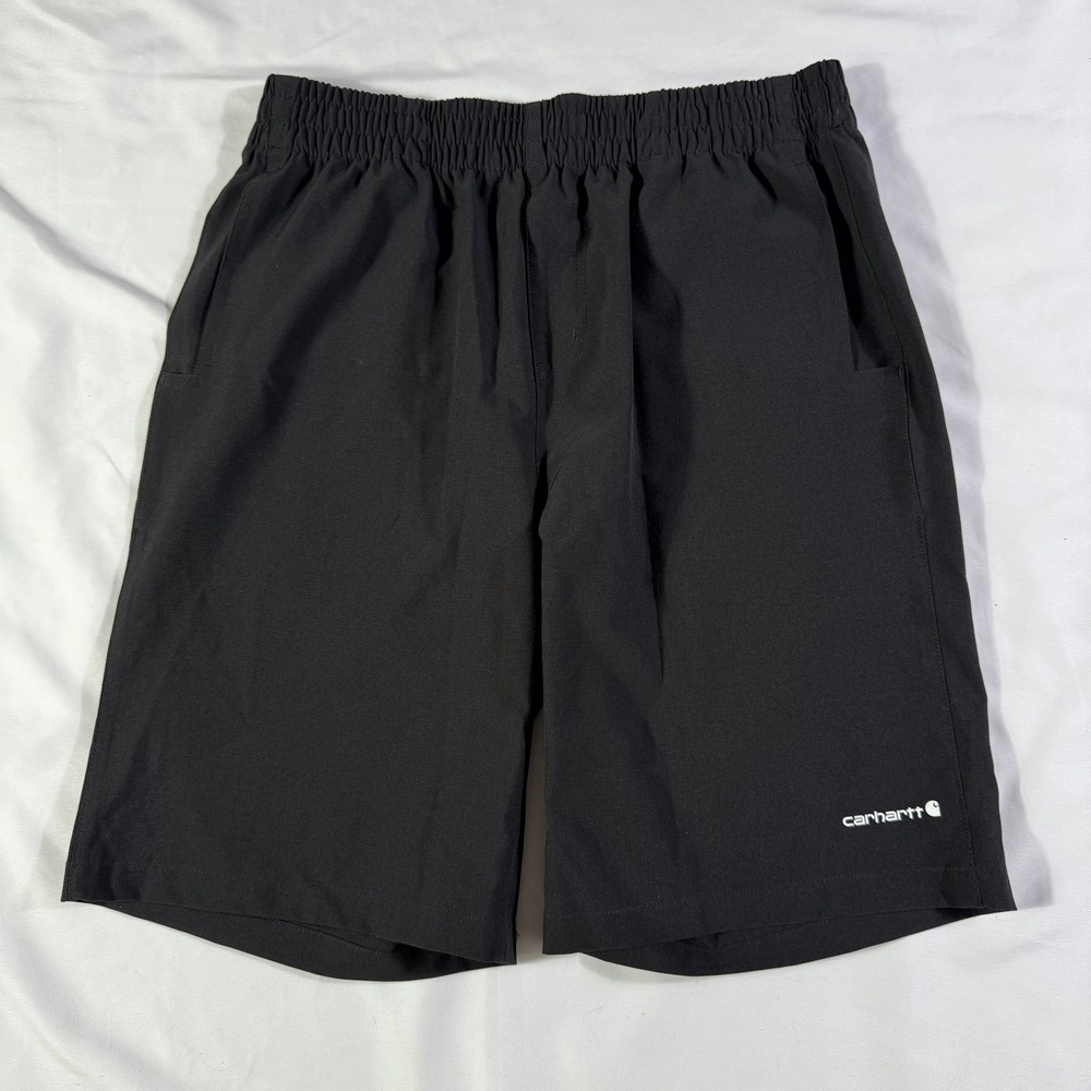 Carhartt Kids Black Elastic Waist Shorts Model BS8321B Size XL TG XG 18-20